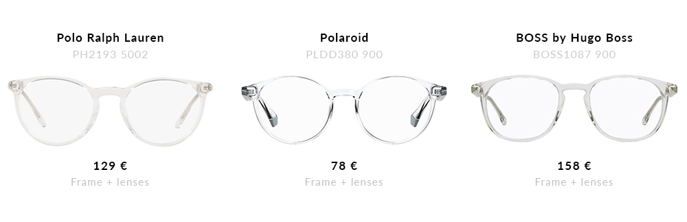 round prescription glasses Polo Ralph Lauren, Polaroid, BOSS by Hugo Boss, eyerim blog